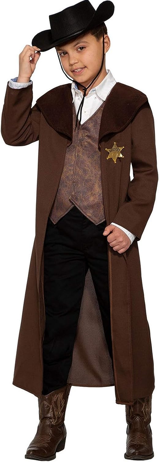 New Sheriff in Town Western Wild West Fancy Dress Up Halloween Child Costume - Picture 1 of 8