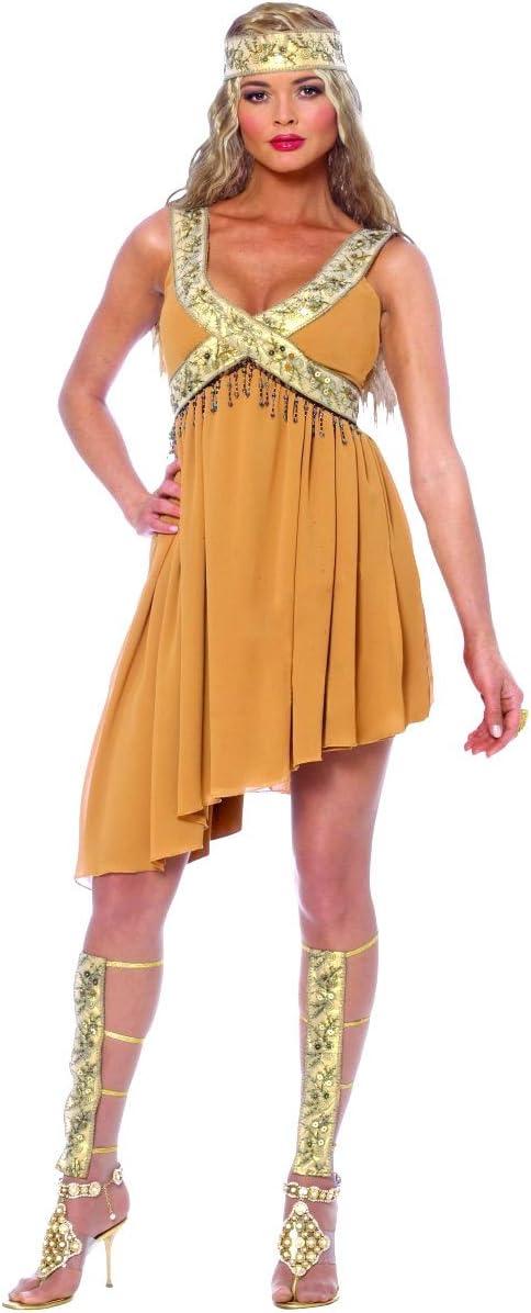 Ancient Greek Roman Indian Beauty Fancy Dress Up Halloween Sexy Adult Costume - Picture 5 of 6
