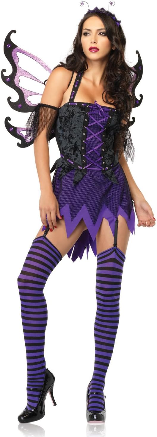 fitted lace wedding dress Halloween Dolls Kill Glitter Fairy Costume