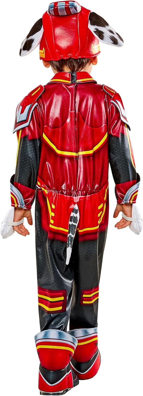 Marshall Paw Patrol Mighty Movie Fancy Dress Up Halloween Toddler Child Costume - Picture 5 of 12