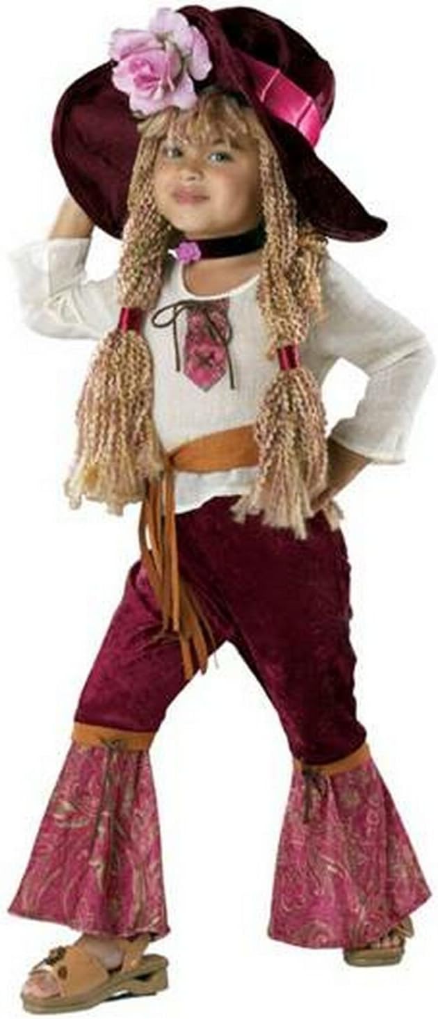 60's Hippie Diva Yarn Babies Cute Fancy Dress Up Halloween Toddler Child Costume - Picture 3 of 4