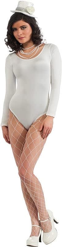 Adult Nylon Leotard Dance Fancy Dress Up Halloween Costume Accessory 2 COLORS - Picture 5 of 6