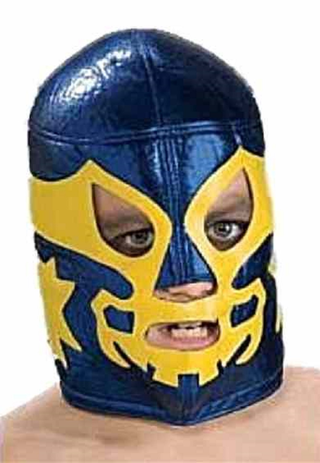 Wrestler Mask Mexican Luchador Fancy Dress Halloween Costume Accessory 4 COLORS - Picture 3 of 5