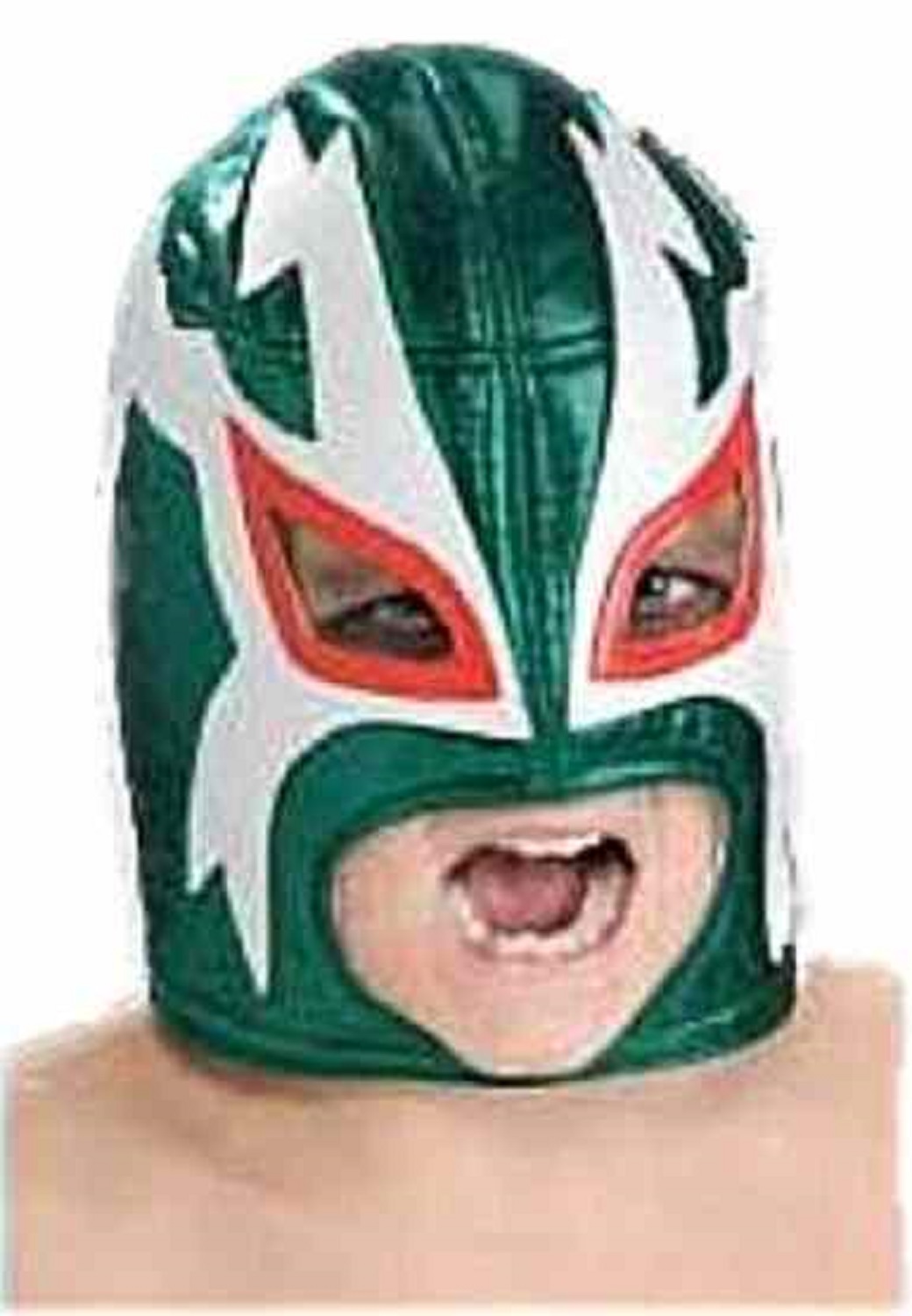 Wrestler Mask Mexican Luchador Fancy Dress Halloween Costume Accessory 4 COLORS - Picture 4 of 5