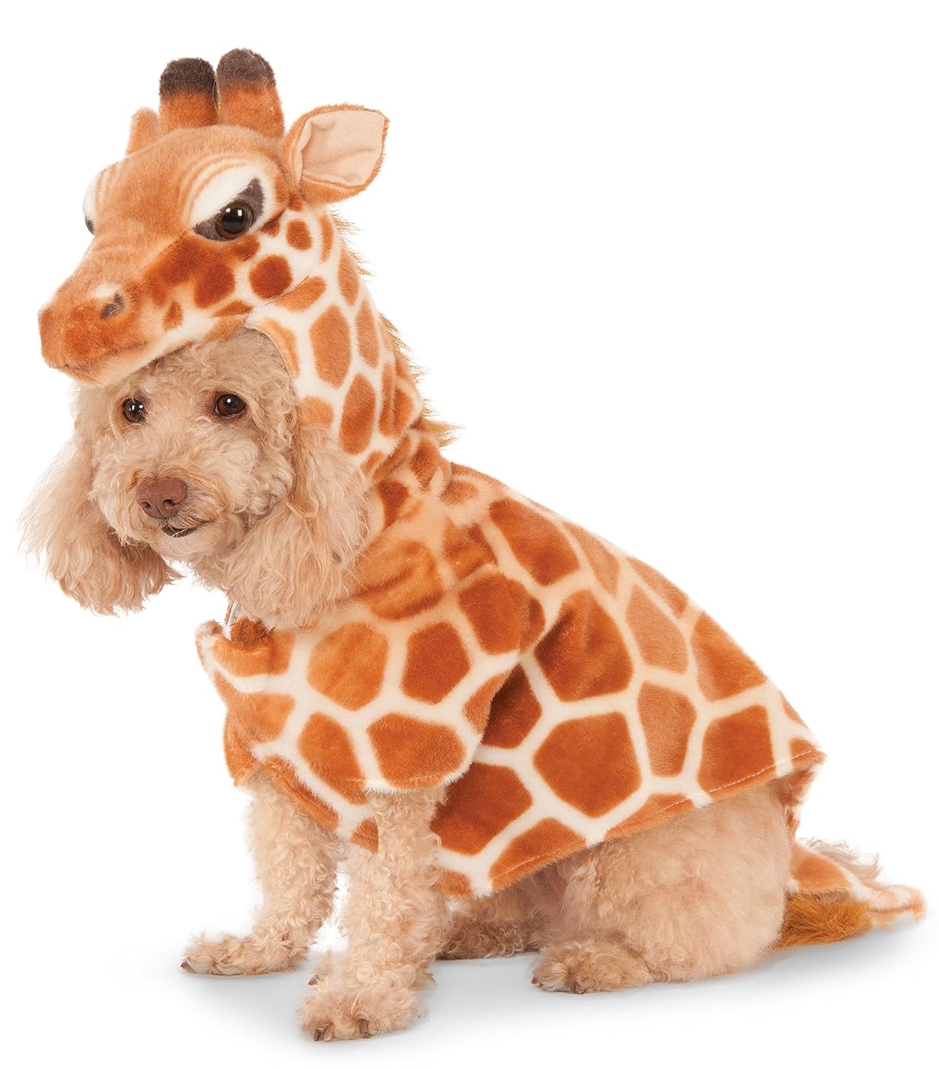 Giraffe Safari Animal Jungle Fancy Dress Pet Shop Halloween Dog Cat Costume - Picture 7 of 10