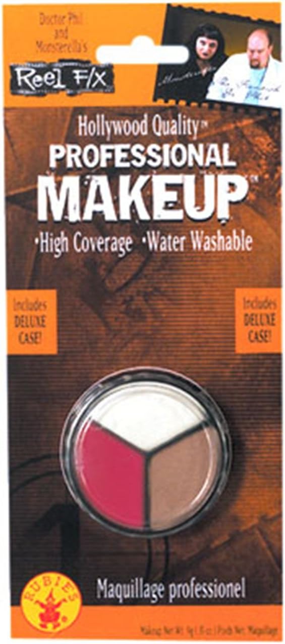 Reel F/X Tri Color Makeup Kit 3 Fancy Dress Halloween Costume Accessory 4 COLORS