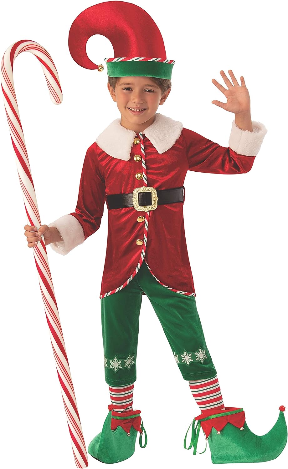 Elf Boy Santa's Helper Christmas Holiday Fancy Dress Up Halloween