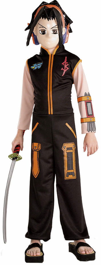 Yoh Asakura Shaman King Japanese Manga Fancy Dress Up Halloween Child Costume - Picture 7 of 8