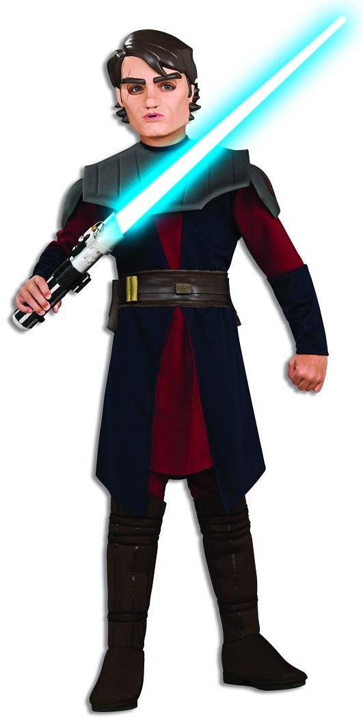 Anakin Skywalker Star Wars Clone Jedi Fancy Dress Halloween Deluxe Child Costume