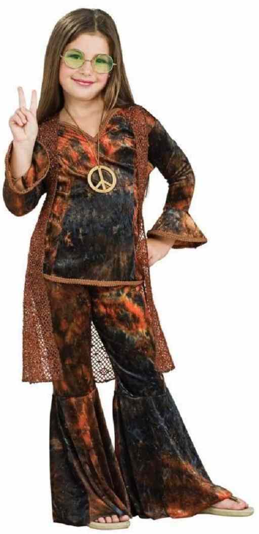 Costume Hippie Ragazza Woodstock – Widmann 73283, Taglia L, Outfit Anni '60 Per Feste A Tema E Carnevale - 4