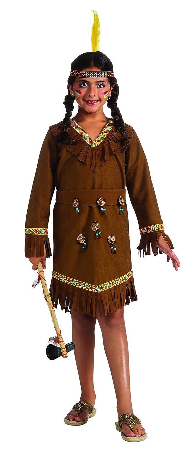 Native American Girl Indian Squaw Cute Fancy Dress Up Halloween Child Costume - Picture 3 of 6