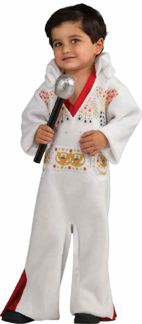 Elvis Presley White Aloha Eagle Fancy Dress Halloween Baby Toddler Child Costume - Picture 5 of 6