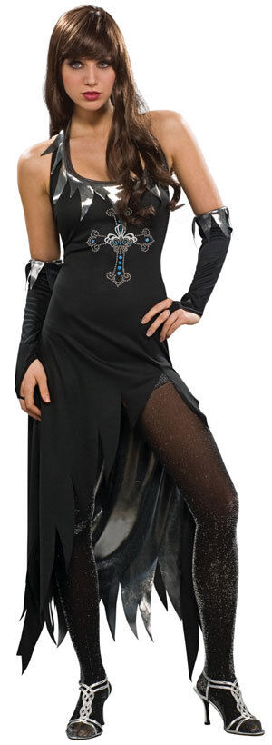 Jeweled Sorceress Witch Vampire Gothic Fancy Dress Up Halloween Adult Costume - Bild 3 von 4