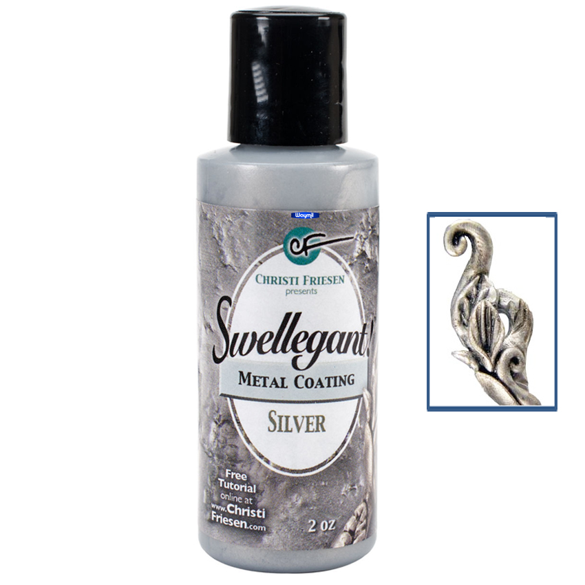 Metal Coating Silver 2 Oz Bottle Swellegant Metals Jewelry Metallize
