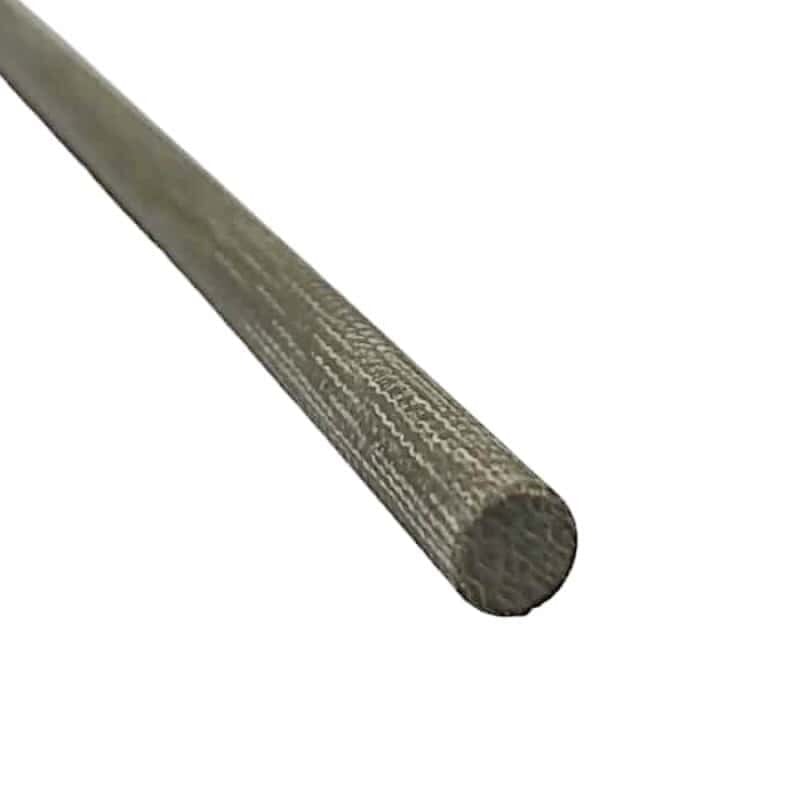 OD (olive) Green Canvas Micarta- Solid Round Rod- 1/4″
