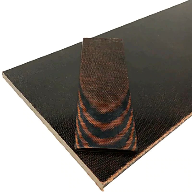 Canvas Micarta Multicolor Sheet- FIRE & BLACK