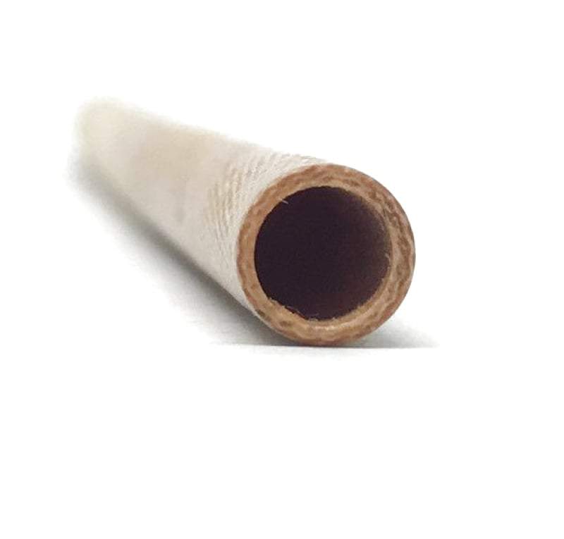 Canvas Micarta Phenolic Tube- Various Sizes- NATURAL BROWN