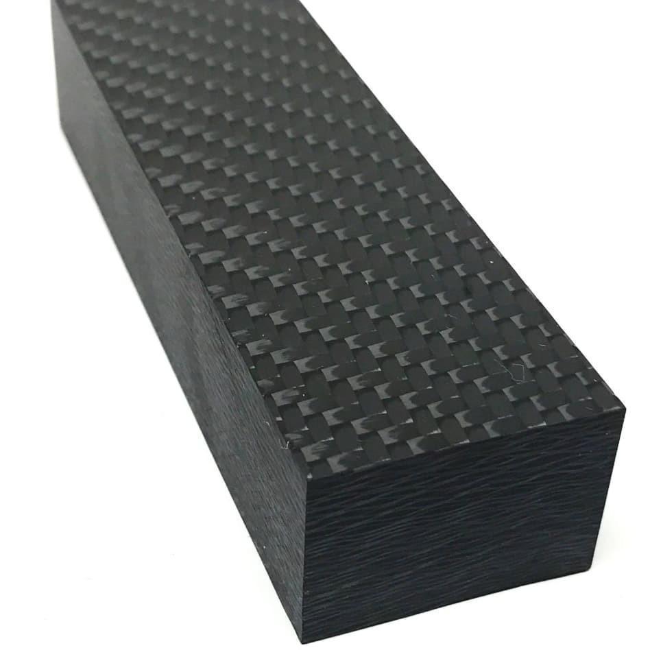 Carbon Fiber by CarbonWaves- Solid Twill 2x2 - 1" Thick Blocks - Various Sizes