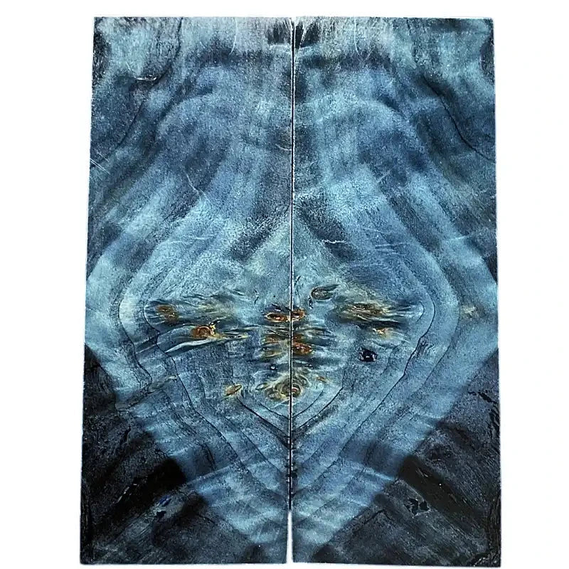 Flamed Poplar- BLUE- Raffir® Wood