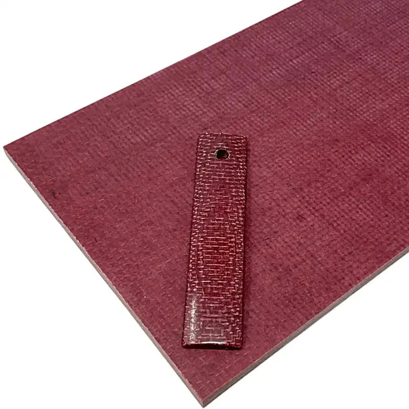 Vibe Composites- Jute Micarta- Bourdeaux