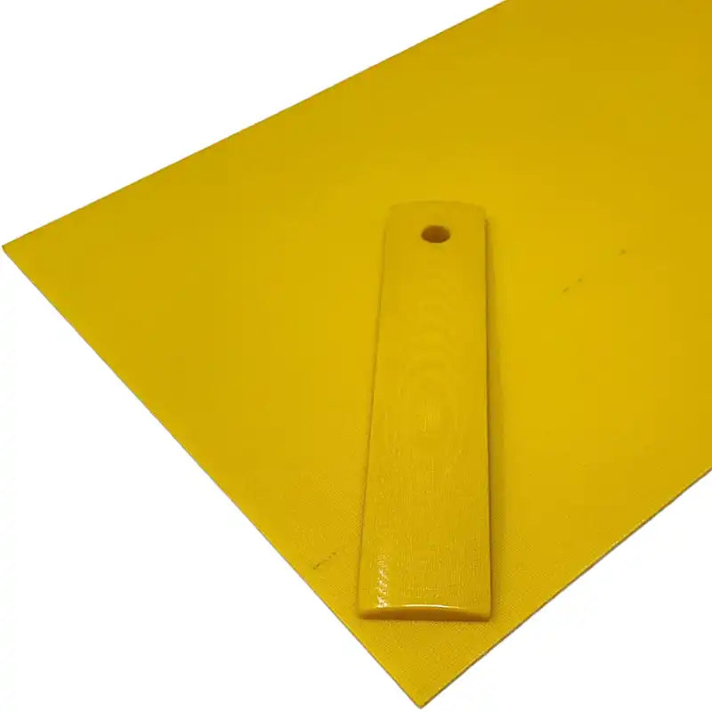 Vibe Composites- Linen Micarta- Tuscan Yellow