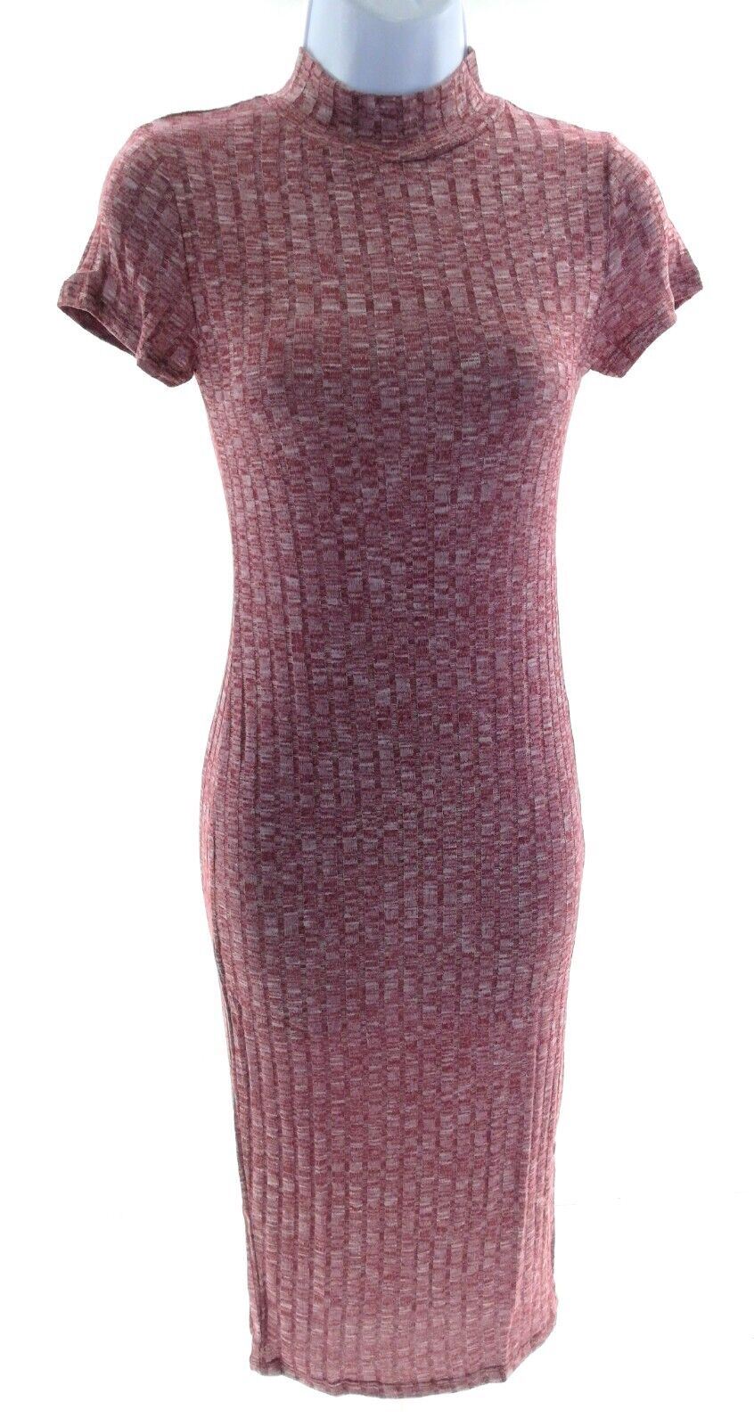 American Dream Junior hochgeschlossen Kurzarm figurbetont Midi Freizeitkleid - Bild 13 von 13