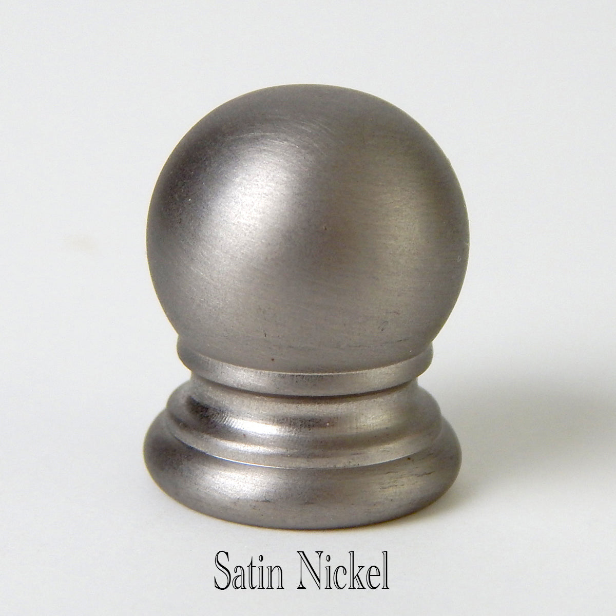 Solid Brass Ball Lamp Finials 1/4-27F Various Finishes Available