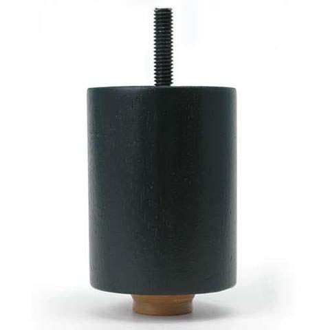 Leg Daddy 3-1/4" - 4" Pata de sofá cilíndrica negra ajustable, juego de 2 - Imagen 11 de 20