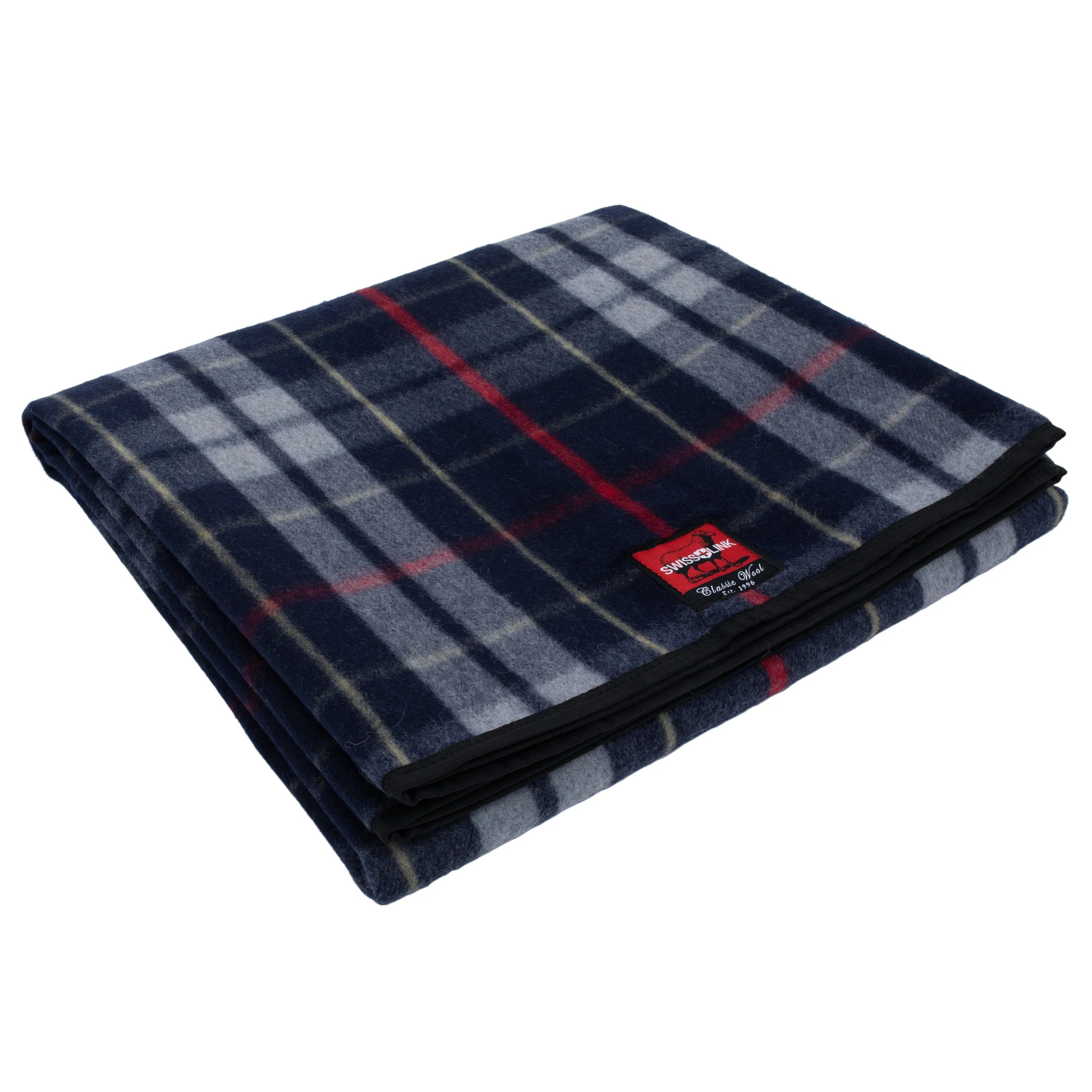 Assorted Classic Wool Picnic Blankets with Waterproof Backing 68" x 55" - Picture 28 of 38