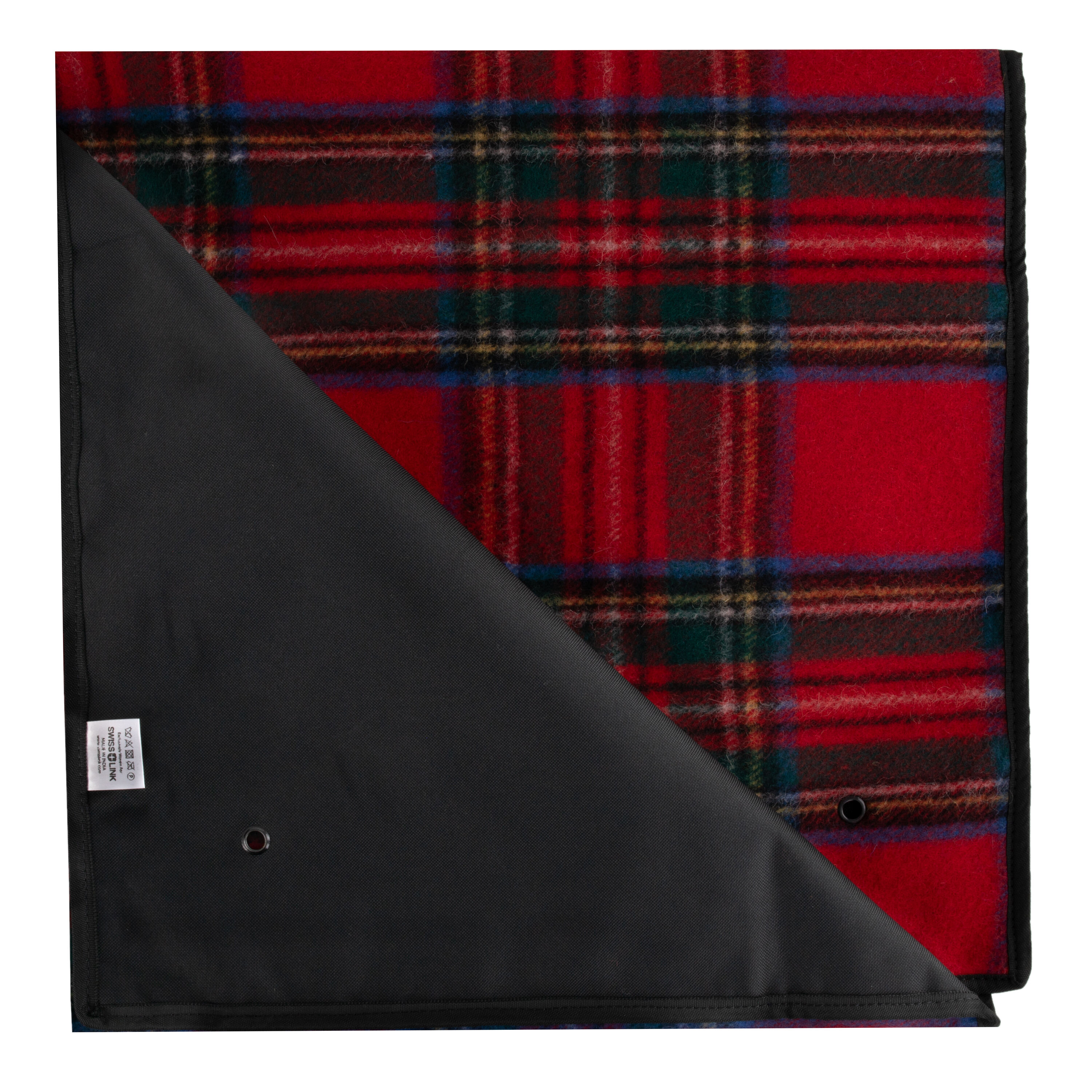 Assorted Classic Wool Picnic Blankets with Waterproof Backing 68" x 55" - Picture 37 of 38