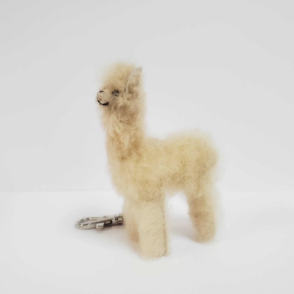 Natural Alpaca Fiber Accoyo Mini Bag Charm - Picture 11 of 13
