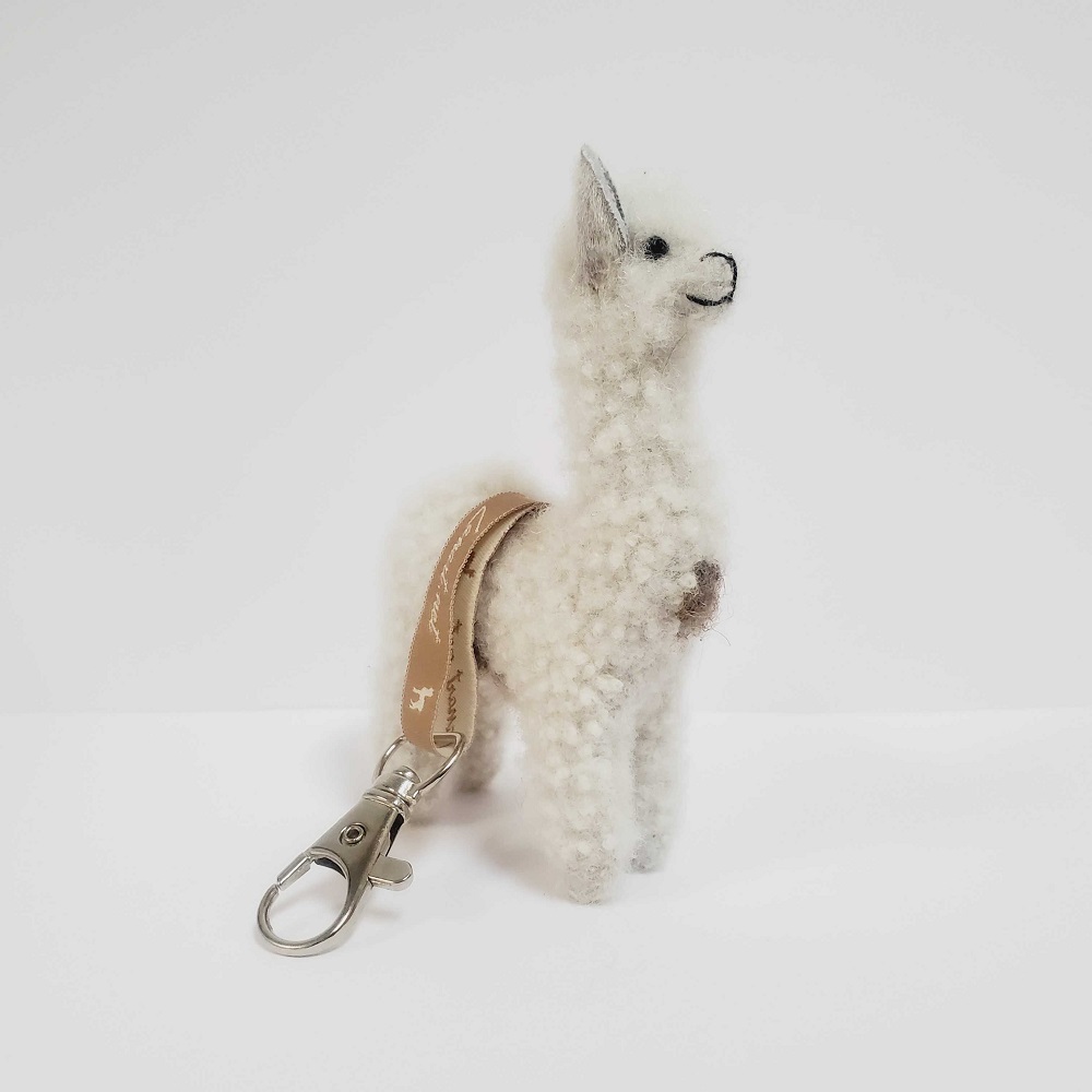 Natural Alpaca Fiber Accoyo Mini Bag Charm - Picture 8 of 13