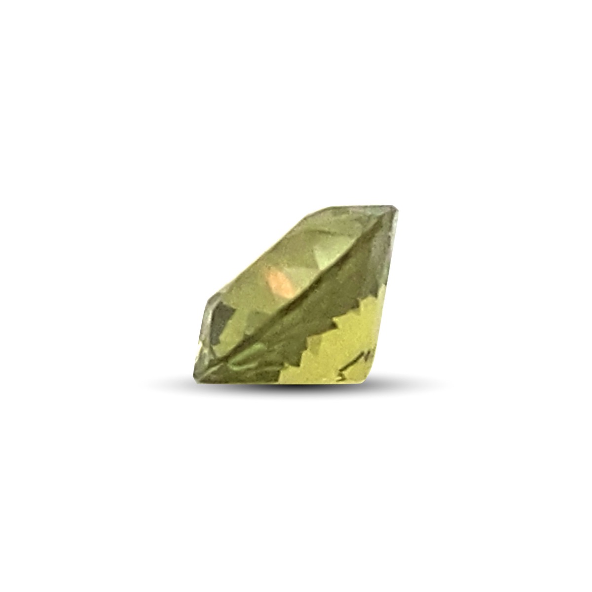 Natürlicher russischer Demantoid Granat mit ""Pferdeschwanz"" Einschlüssen grün 0,81 Karat - Bild 6 von 7