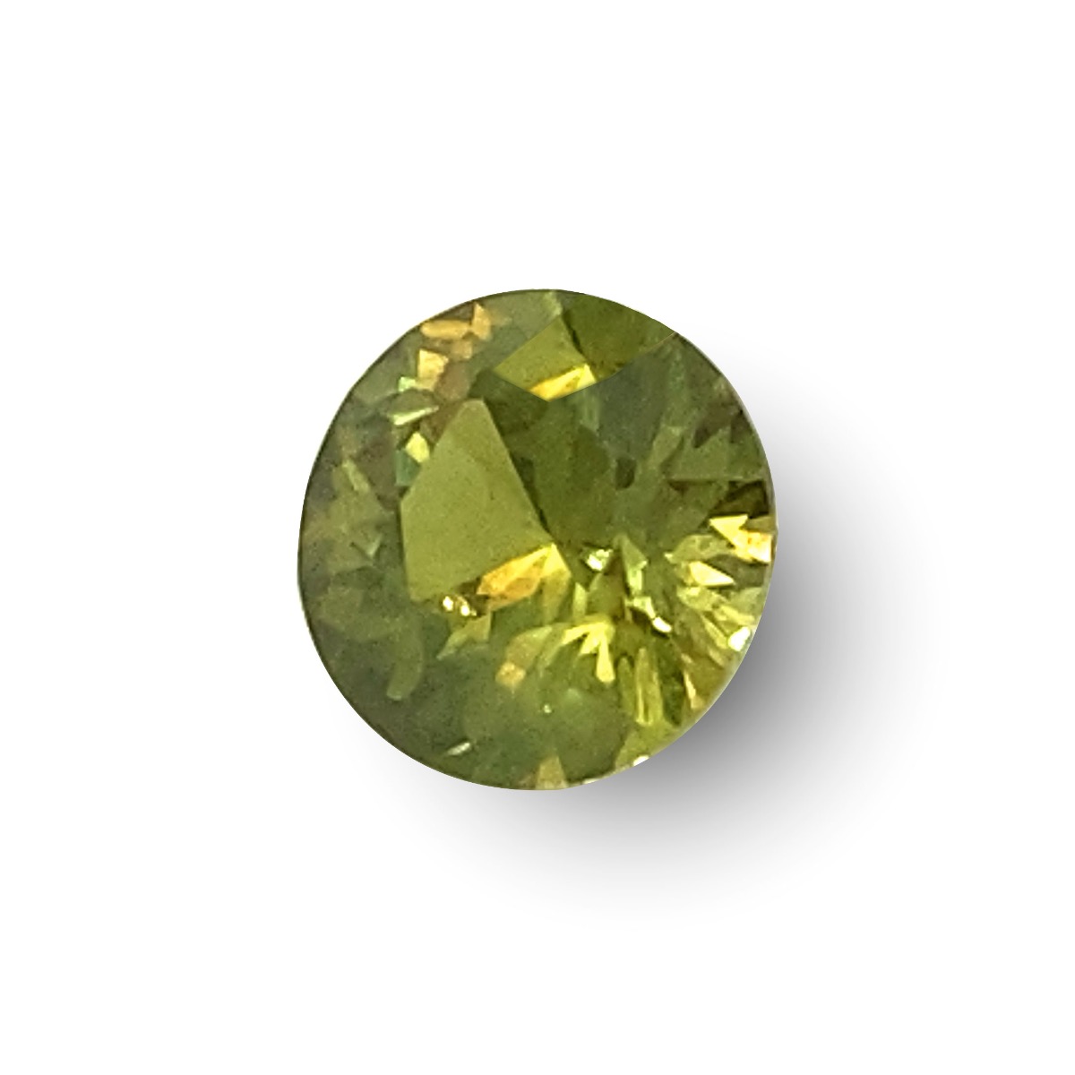 Natürlicher russischer Demantoid Granat mit ""Pferdeschwanz"" Einschlüssen grün 0,81 Karat - Bild 4 von 7