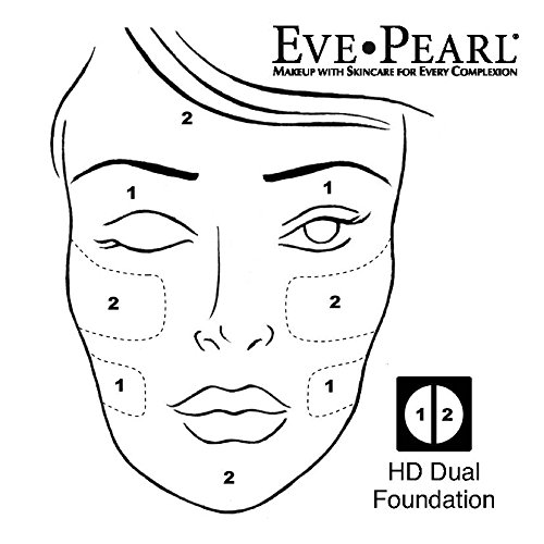 EVE PEARL HD 50:50 Dual Foundation Full Coverage Long Lasting (NO BOX) - Picture 7 of 8