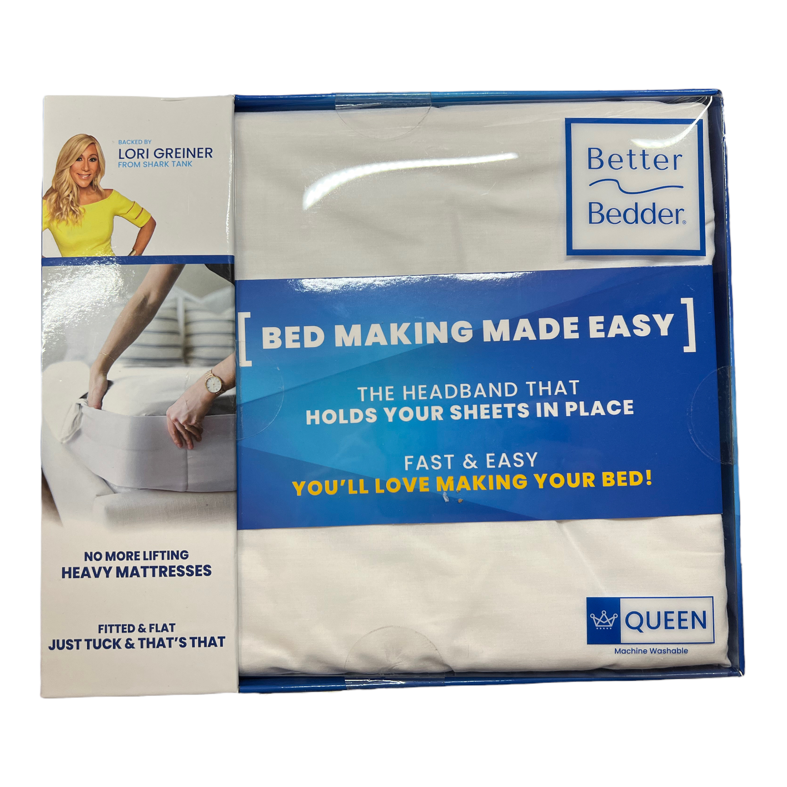 Better Bedder Bed Headband Bed Making Made Easy Queen or King eBay