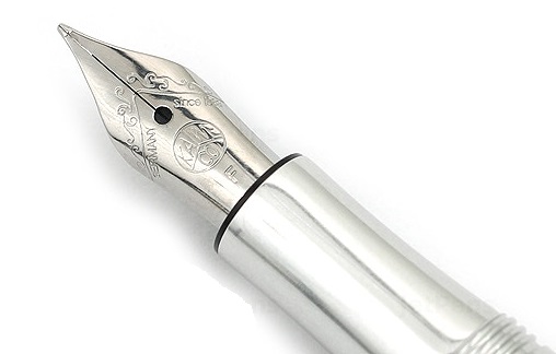 fine Kaweco Liliput fountain pen silver Pen Nib F