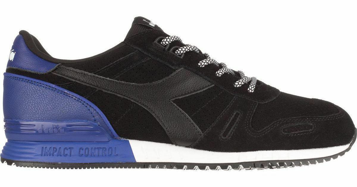 Diadora Mens Titan Suede Fashion Running Shoes Black Style 170123-80013 - Picture 7 of 11