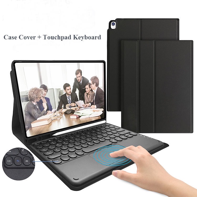 Case For iPad 10.2 2020 8th Generation Case Cover Wireless Keyboard and mouse - Picture 13 of 29
