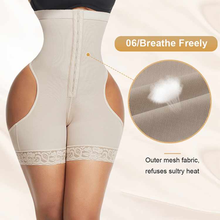 Cayenave Faja Spitze hohe Taille Po-Lifter Bauch Kontrolle Höschen Korsett Shaper - Bild 7 von 26