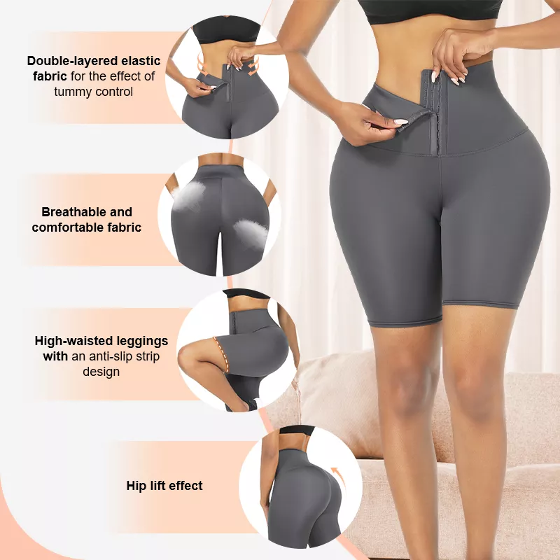 Pantaloncini Cayenave vita alta scarpe da ginnastica shapewear leggings dimagranti pancia - Foto 31 di 31