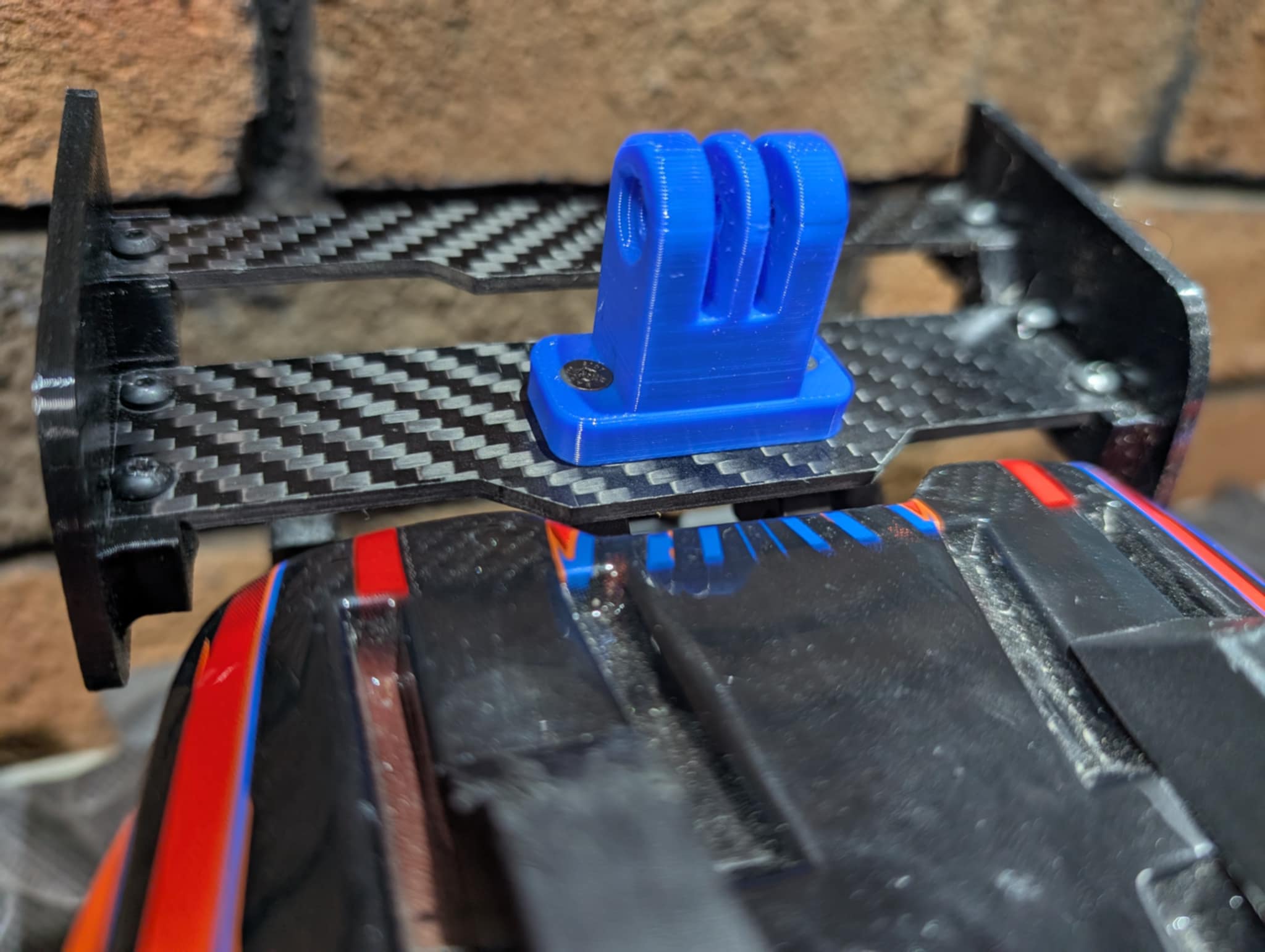 Go Pro Wing Mount Compatible w/ Traxxas Mini XRT - Picture 7 of 12
