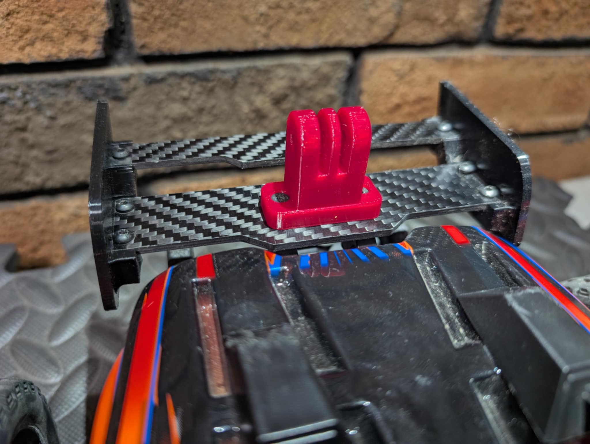 Go Pro Wing Mount Compatible w/ Traxxas Mini XRT - Picture 8 of 12