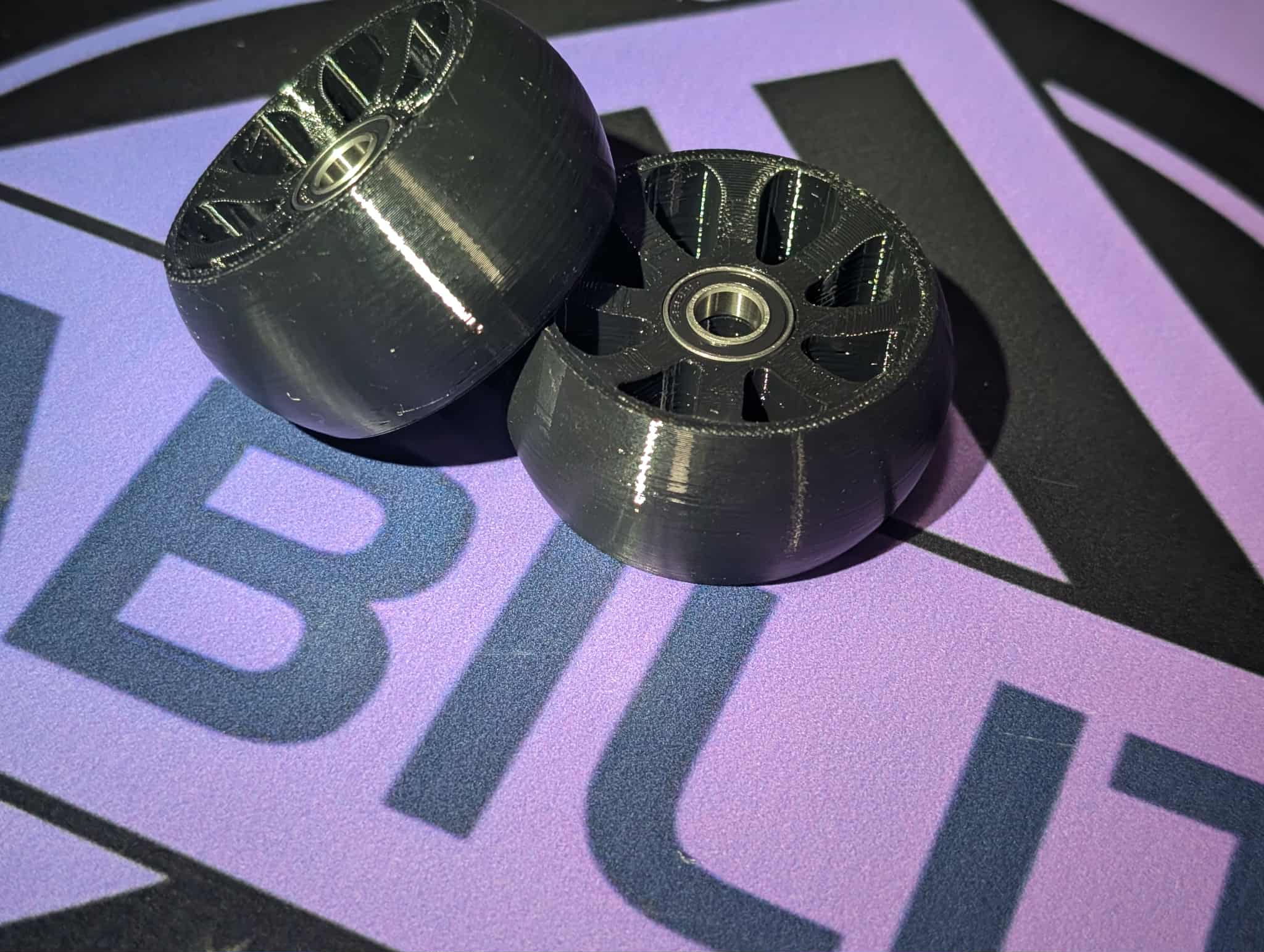 Wheelie Bar Wheels (w/ Bearings) - Compatible w/ Arrma 8S - Picture 9 of 16