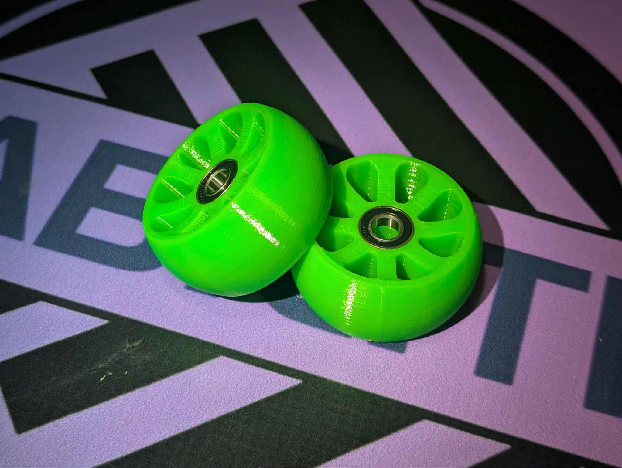 Wheelie Bar Wheels (w/ Bearings) - Compatible w/ Arrma 8S - Picture 13 of 16