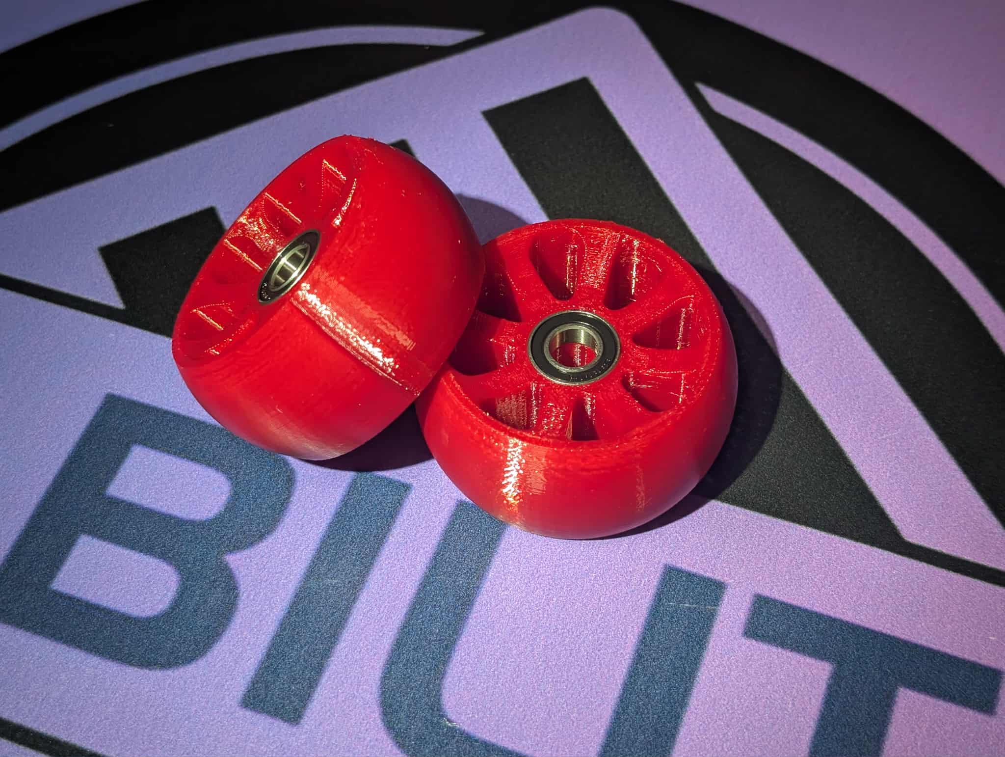 Wheelie Bar Wheels (w/ Bearings) - Compatible w/ Arrma 8S - Picture 11 of 16