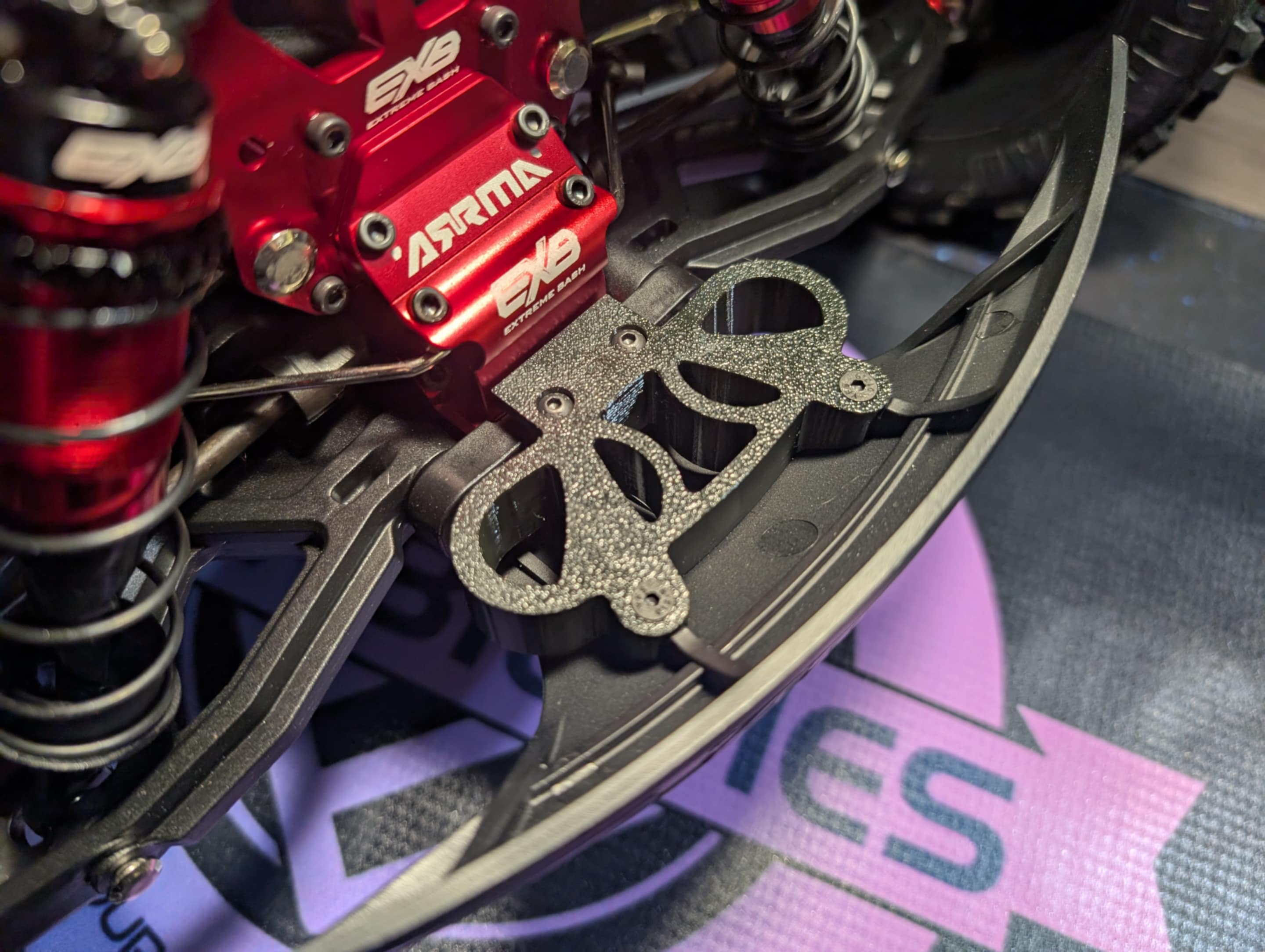Bumper Support (Front) - Compatible w/ Arrma 6S - Picture 9 of 14