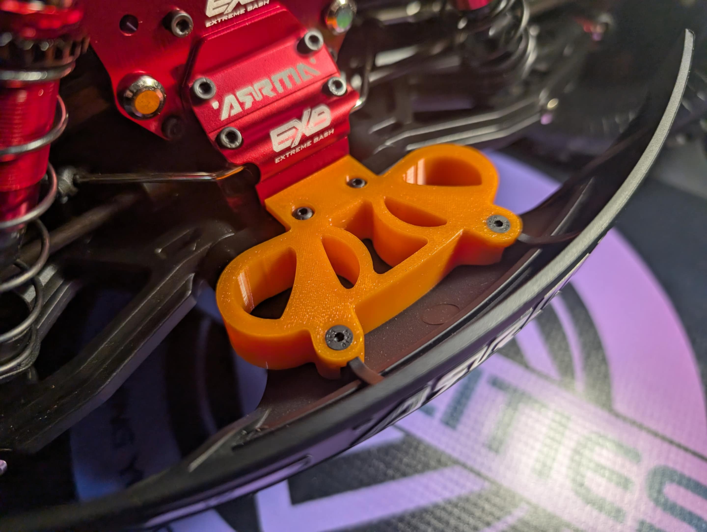 Bumper Support (Front) - Compatible w/ Arrma 6S - Picture 12 of 14