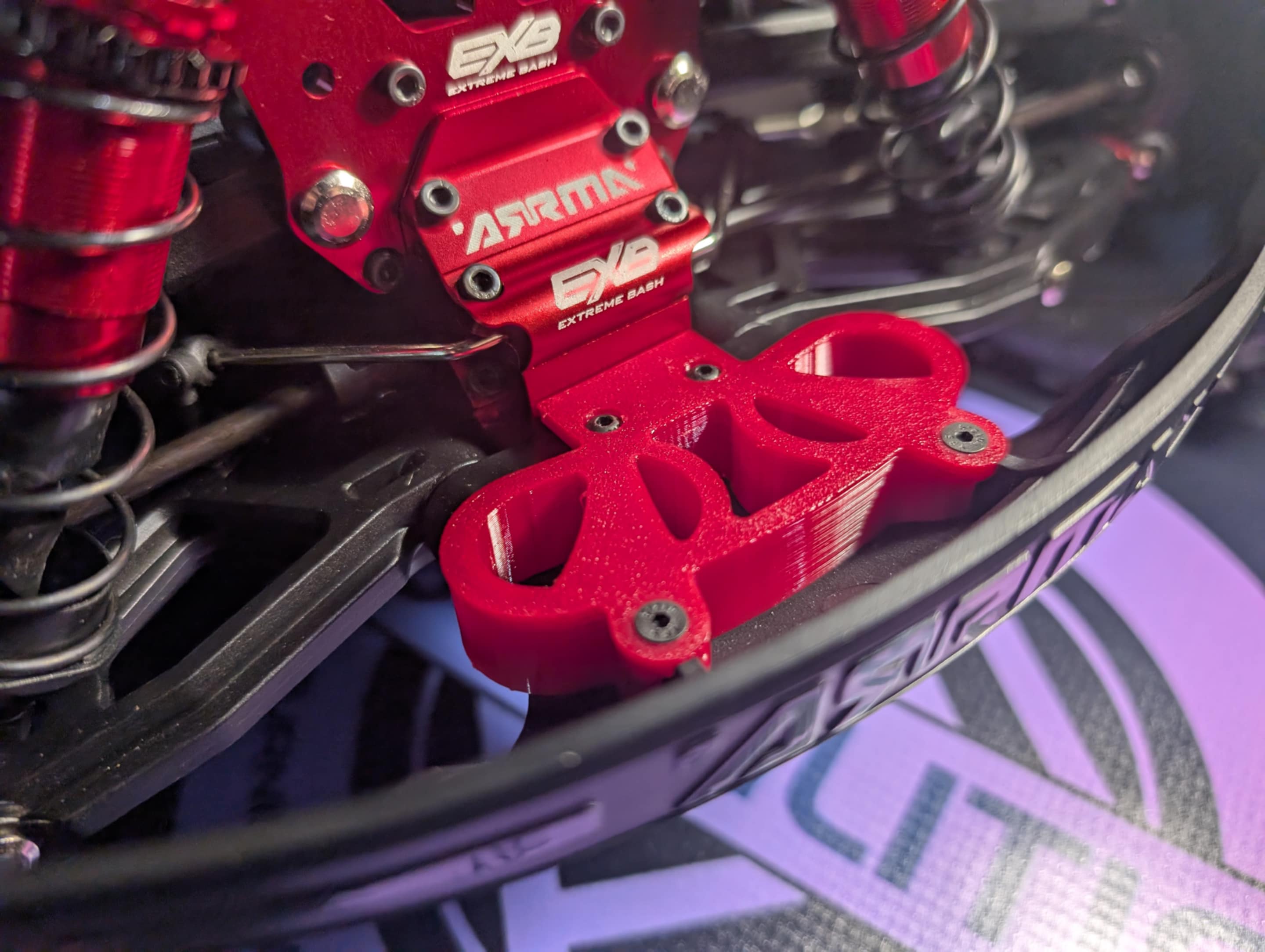 Bumper Support (Front) - Compatible w/ Arrma 6S - Picture 11 of 14
