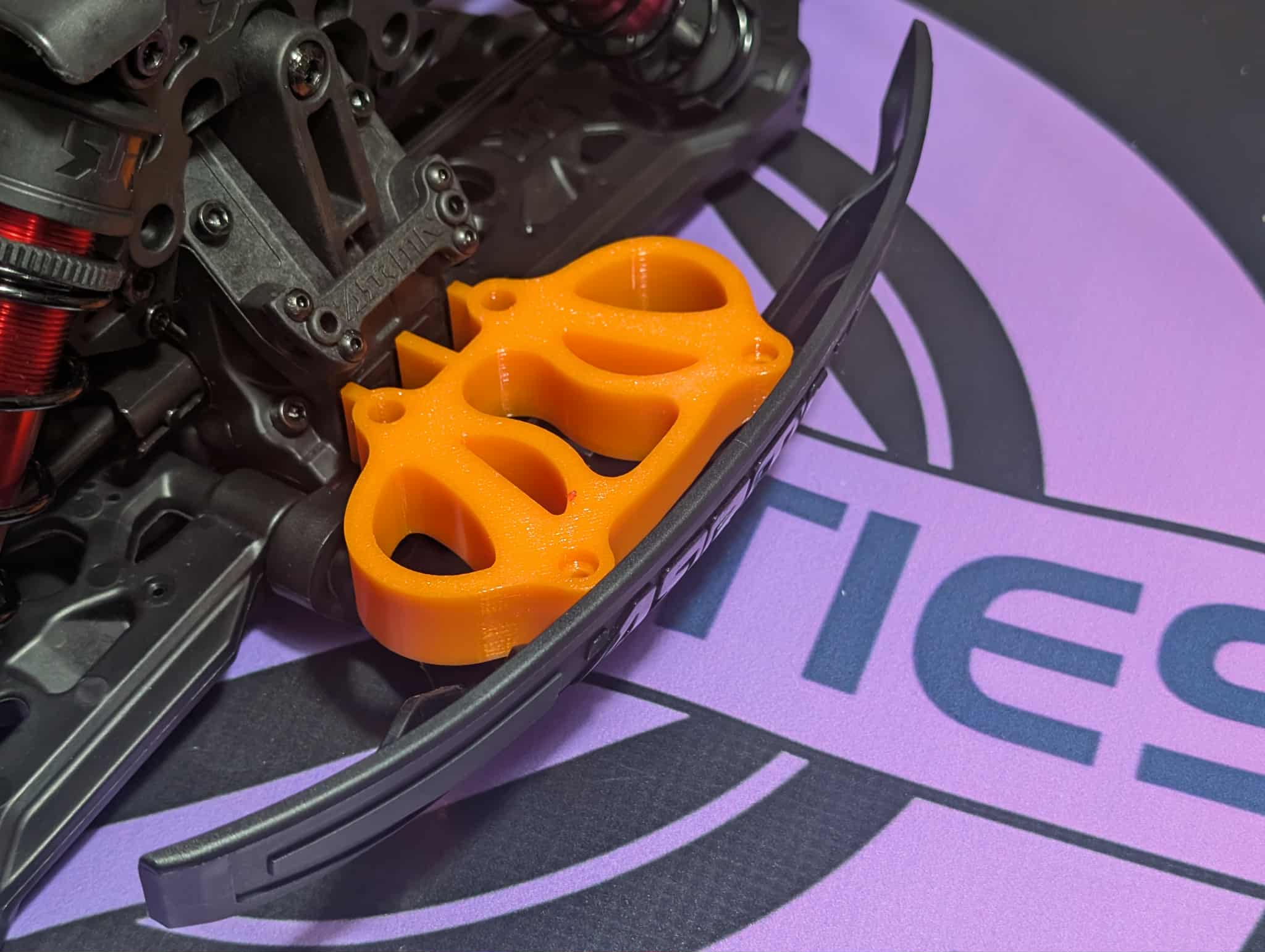 Bumper Support (Front) - Compatible w/ Arrma 8S - Picture 10 of 14